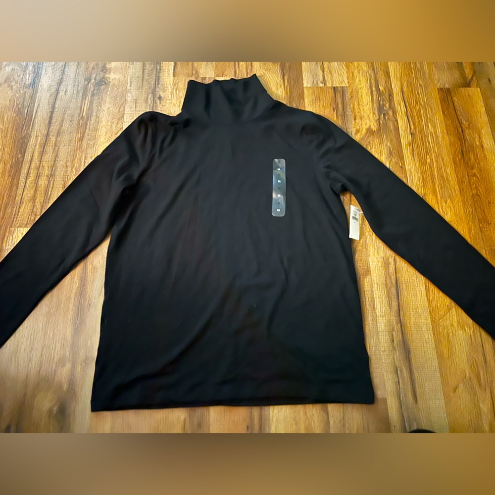 NWT Black Gap High Neck Long Sleeve Shirt